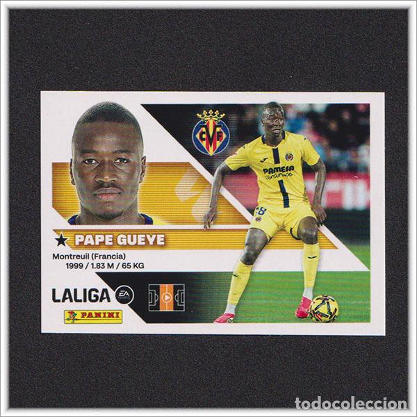 Cromos de f&uacute;tbol: LIGA ESTE 2026 2027 26 27 PANINI PAPE GUEYE 11 VILLARREAL COLECCI&Oacute;N ALBUM 1&ordf; EDICI&Oacute;N