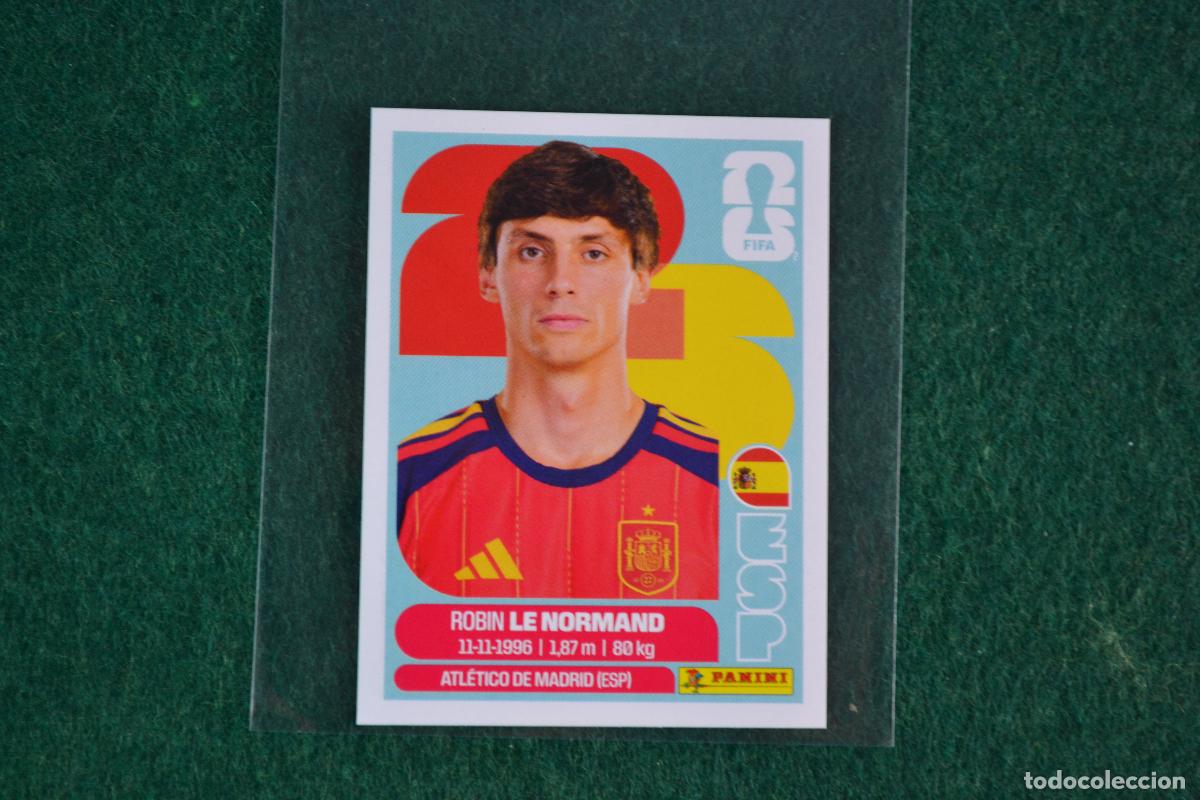 Cromos de f&uacute;tbol: PANINI FIFA WORLD CUP 2026 - ESP3 LE NORMAND (ESPA&Ntilde;A / ATLETICO MADRID) VERSION USA BORDE BLANCO