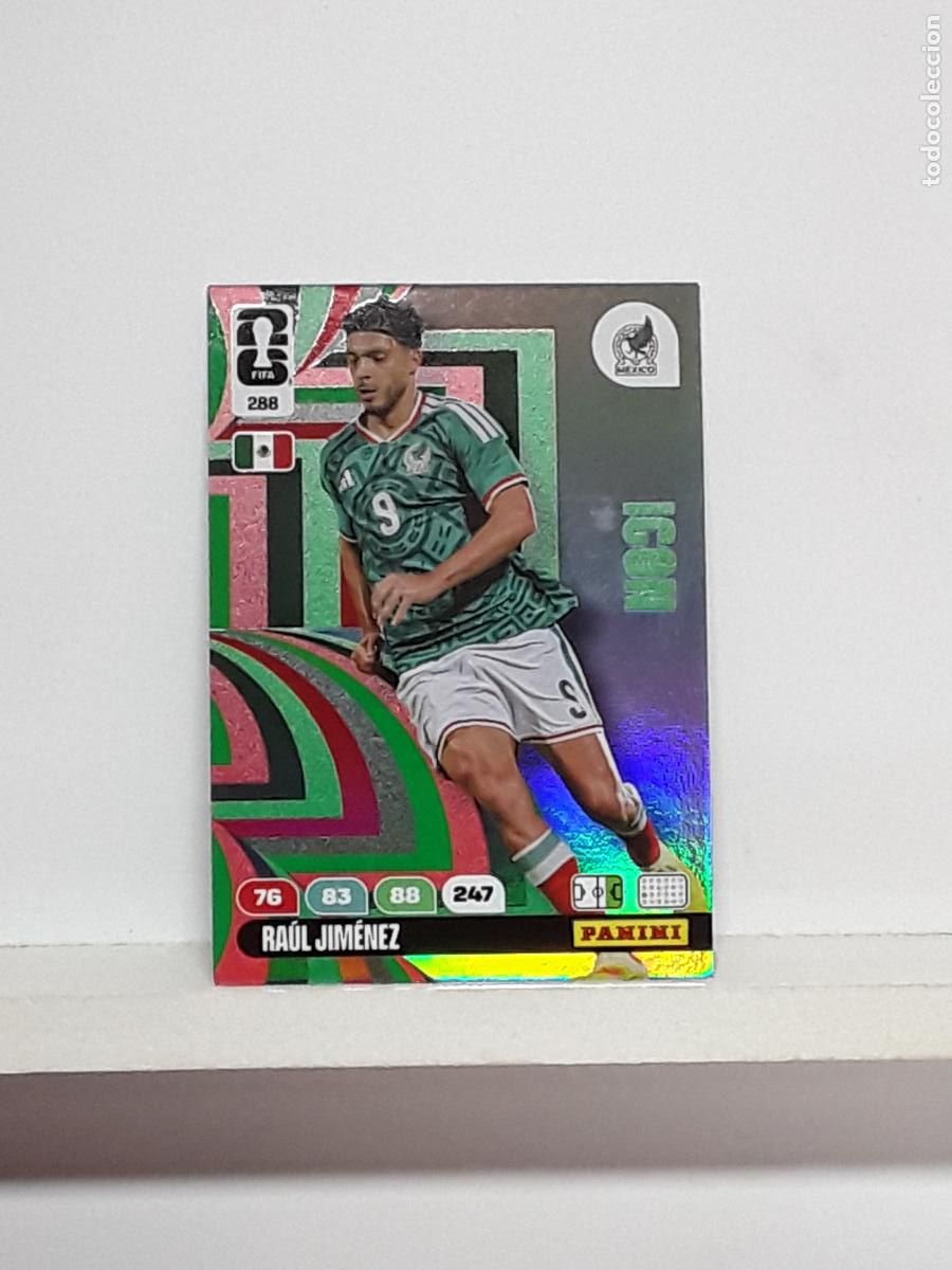Football Stickers: ADRENALYN MUNDIAL 2026 WORLD CUP 26 ALBUM PANINI N 288 MEXICO RAUL JIMENEZ