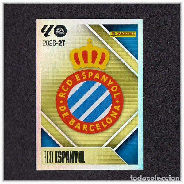 Football Stickers: LIGA ESTE 2026 2027 26 27 PANINI ESCUDO 1 ESPANYOL COLECCI&Oacute;N ALBUM 1&ordf; EDICI&Oacute;N