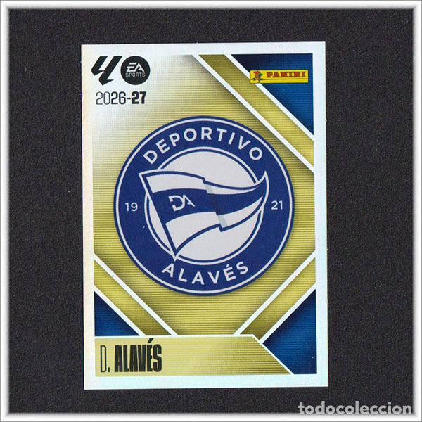 Cromos de f&uacute;tbol: LIGA ESTE 2026 2027 26 27 PANINI ESCUDO 1 ALAV&Eacute;S COLECCI&Oacute;N ALBUM 1&ordf; EDICI&Oacute;N