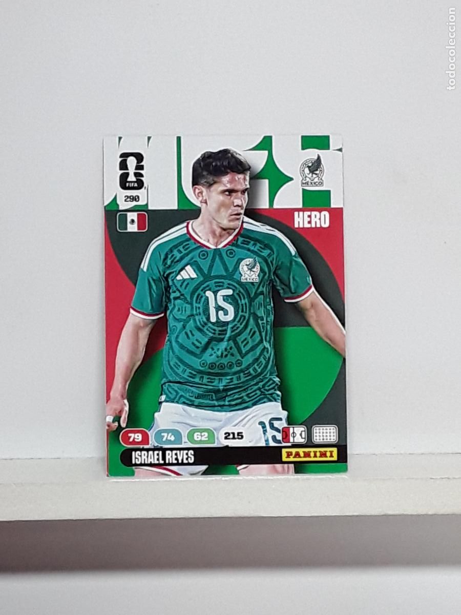 Cromos de f&uacute;tbol: ADRENALYN MUNDIAL 2026 WORLD CUP 26 ALBUM PANINI N 290 MEXICO ISRAEL REYES