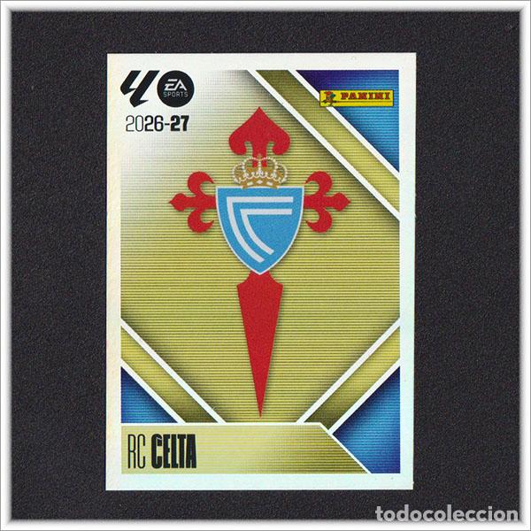 Cromos de f&uacute;tbol: LIGA ESTE 2026 2027 26 27 PANINI ESCUDO 1 CELTA DE VIGO COLECCI&Oacute;N ALBUM 1&ordf; EDICI&Oacute;N
