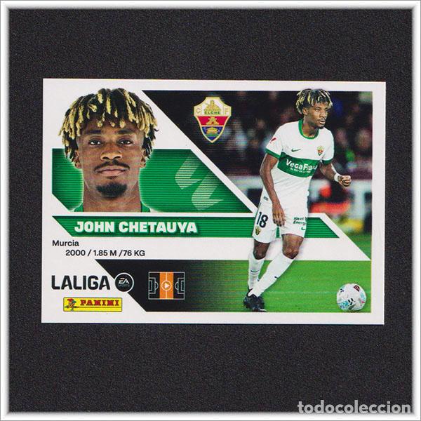 Cromos de f&uacute;tbol: LIGA ESTE 2026 2027 26 27 PANINI JOHN CHETAUYA 13B 13 B ELCHE COLECCI&Oacute;N ALBUM 1&ordf; EDICI&Oacute;N