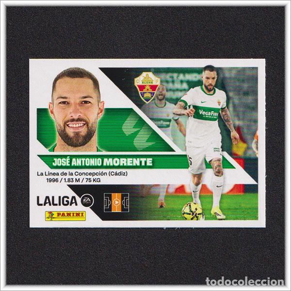 Cromos de f&uacute;tbol: LIGA ESTE 2026 2027 26 27 PANINI MORENTE 16 ELCHE COLECCI&Oacute;N ALBUM 1&ordf; EDICI&Oacute;N