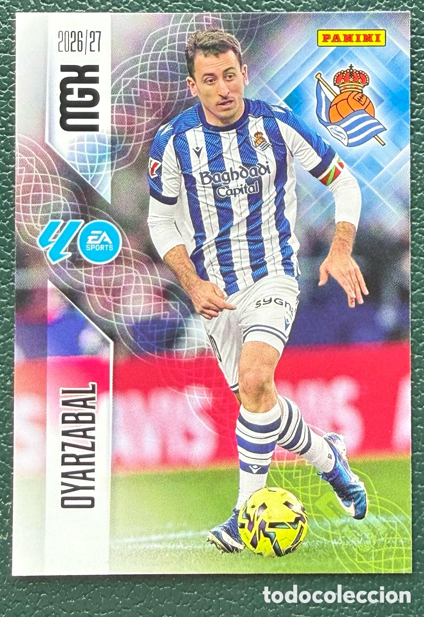 Fu&szlig;ball-Sticker: 324 OYARZABAL REAL SOCIEDAD FICHAS ALBUM MEGACRACKS 2026 2027 MGK 26 27