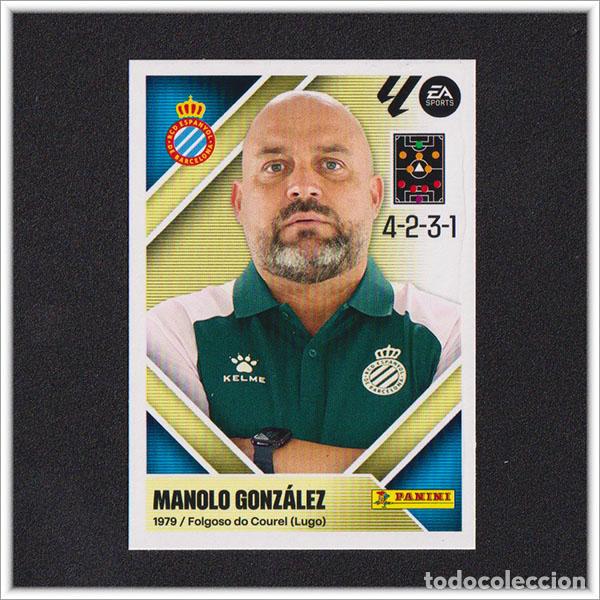 Cromos de f&uacute;tbol: LIGA ESTE 2026 2027 26 27 PANINI MANOLO GONZALEZ 2 ESPANYOL COLECCI&Oacute;N ALBUM 1&ordf; EDICI&Oacute;N