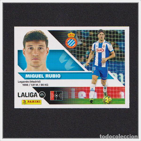 Figurine di Calcio: LIGA ESTE 2026 2027 26 27 PANINI MIGUEL RUBIO 9 ESPANYOL COLECCI&Oacute;N ALBUM 1&ordf; EDICI&Oacute;N