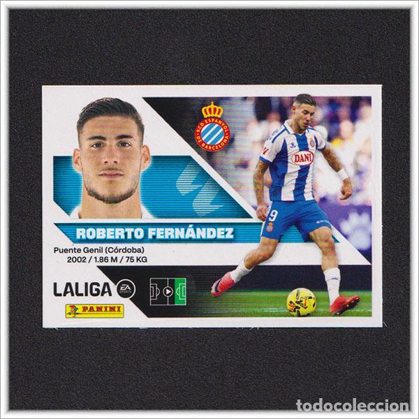 Cromos de f&uacute;tbol: LIGA ESTE 2026 2027 26 27 PANINI ROBERTO FERNANDEZ 20 ESPANYOL COLECCI&Oacute;N ALBUM 1&ordf; EDICI&Oacute;N