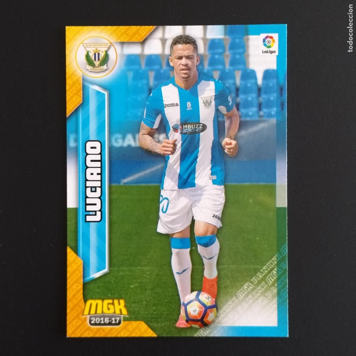 Cromos de f&uacute;tbol: MGK 315 LUCIANO DEPORTIVO LEGANES CROMOS ALBUM MEGACRACKS LIGA FUTBOL 2016 2017 16 17