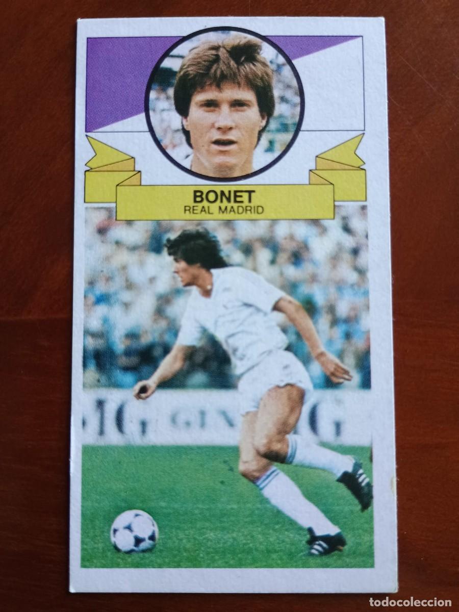 Cromos de f&uacute;tbol: Cromo f&uacute;tbol liga 85 86 1985 1986 ediciones este nuevo pegar sin publicidad Real Madrid Bonet
