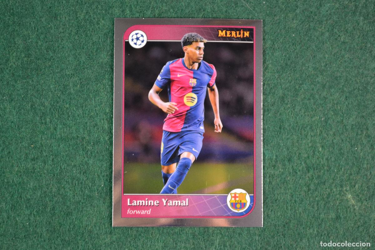 Cromos de f&uacute;tbol: TOPPS MERLIN UEFA CLUB COMPETITIONS 2025-26 - 19 LAMINE YAMAL (FC BARCELONA)