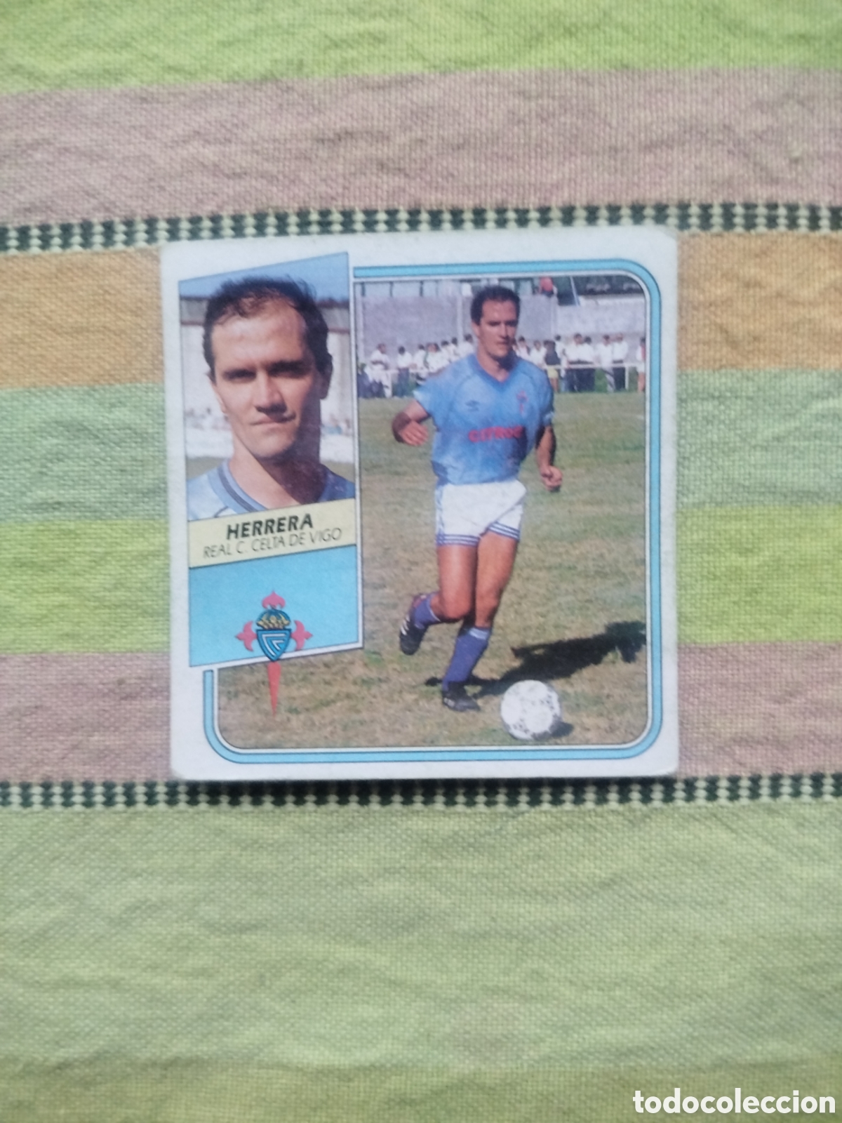Cromos de f&uacute;tbol: HERRERA BAJA CELTA SIN PEGAR LIGA ESTE 89-90