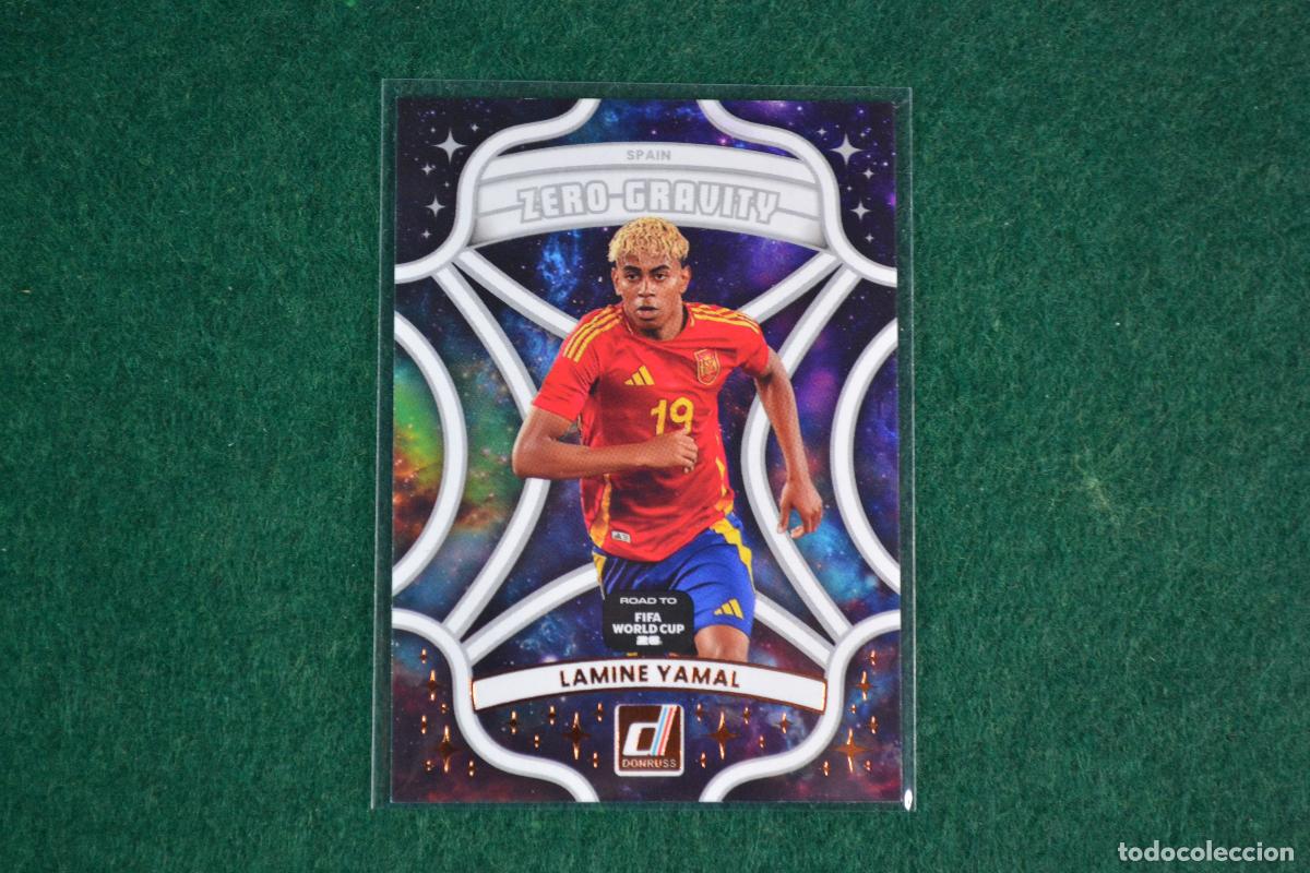 Cromos de f&uacute;tbol: PANINI DONRUSS ROAD TO FIFA WORLD CUP 2026 - LAMINE YAMAL (ESPA&Ntilde;A / FC BARCELONA) ZERO GRAVITY