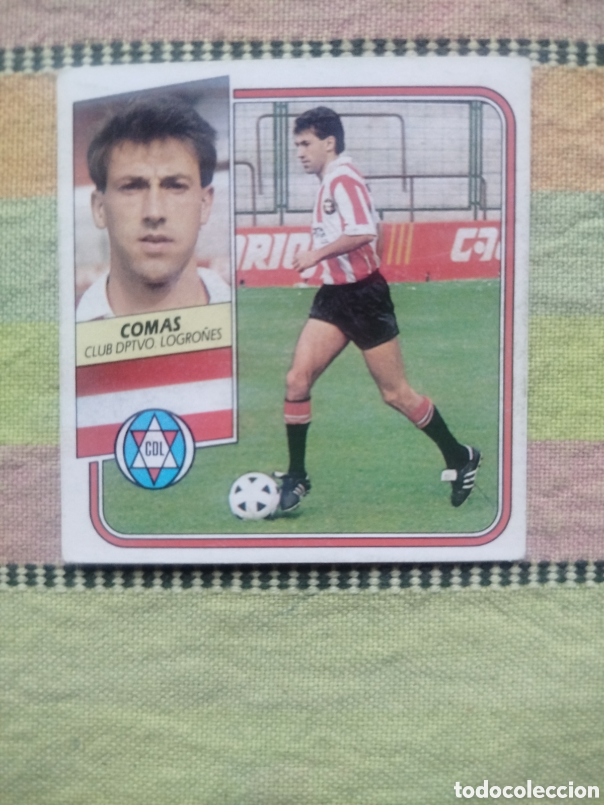 Cromos de f&uacute;tbol: COMAS BAJA DIFICIL LOGRO&Ntilde;ES SIN PEGAR LIGA ESTE 89-90