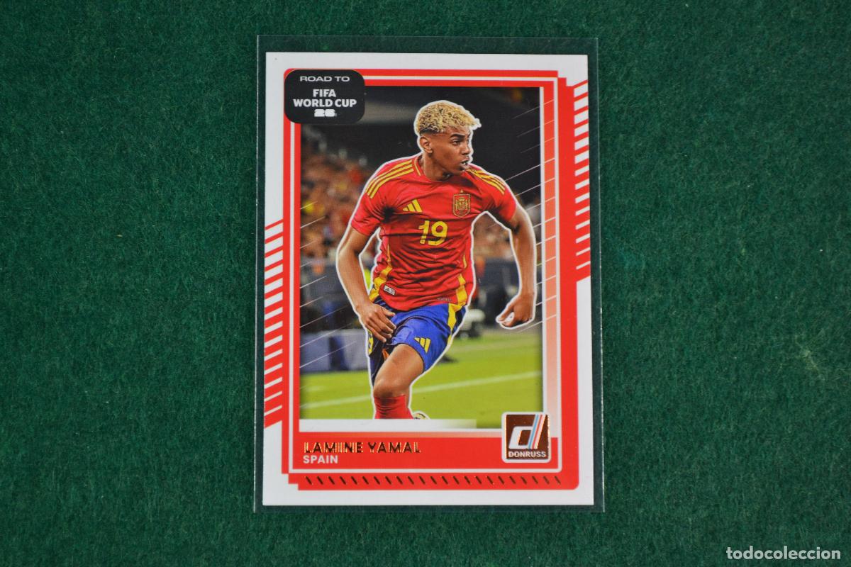 Cromos de f&uacute;tbol: PANINI DONRUSS ROAD TO FIFA WORLD CUP 2026 - 10 LAMINE YAMAL (ESPA&Ntilde;A / FC BARCELONA)