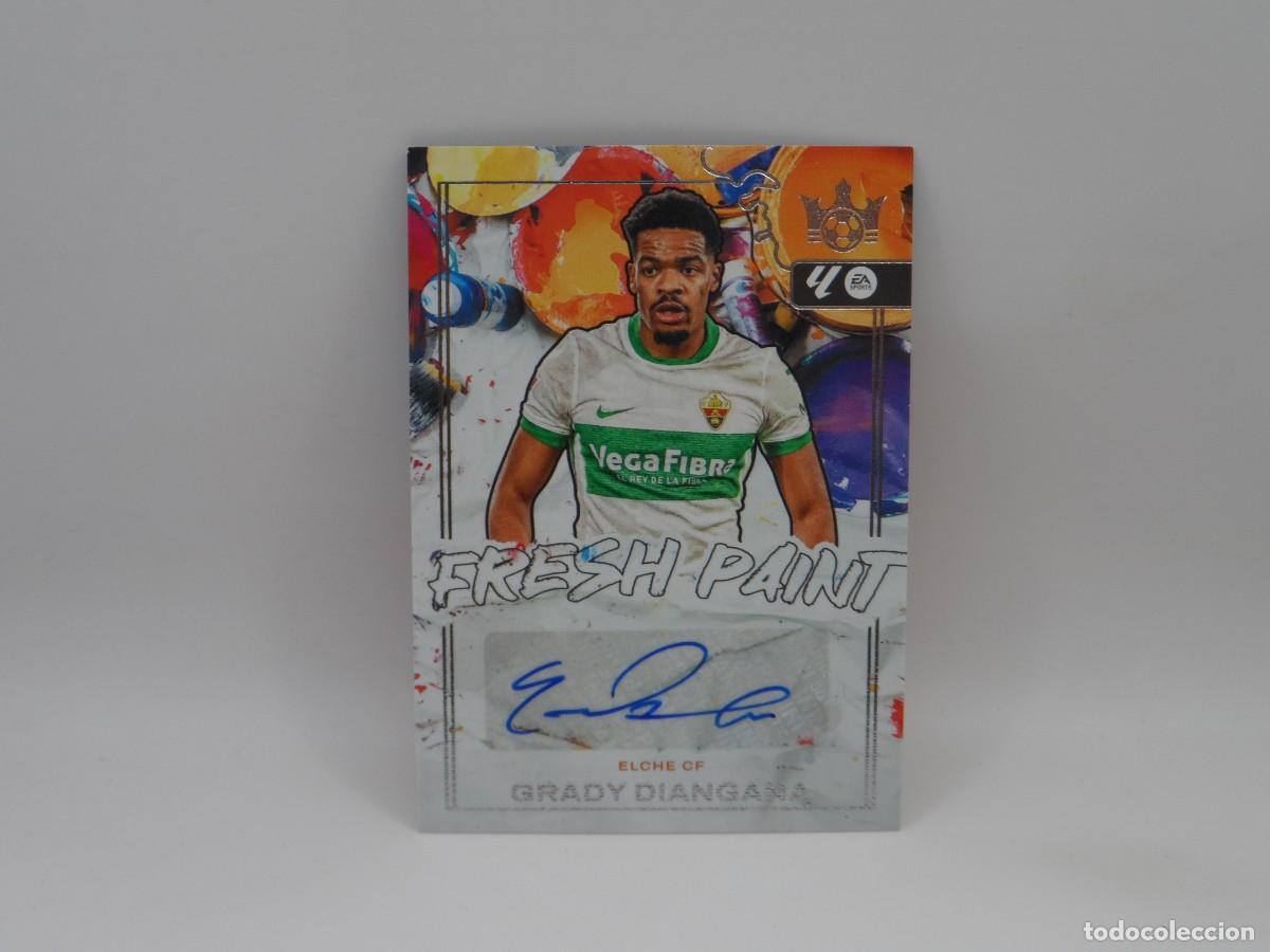 Cromos de f&uacute;tbol: AUTO GRADY DIANGANA ELCHE PANINI PITCH KINGS 2025 2026 25 26 AUTOGRAFO