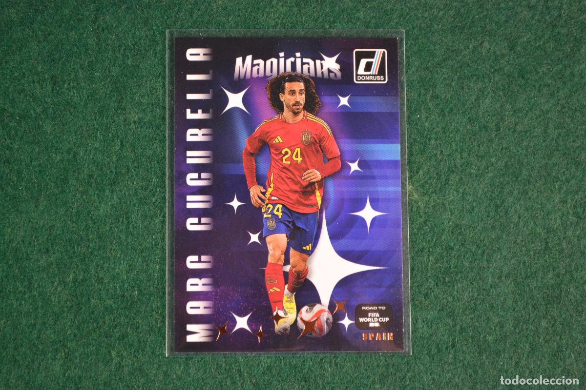 Cromos de f&uacute;tbol: PANINI DONRUSS ROAD TO FIFA WORLD CUP 2026 - MARC CUCURELLA (ESPA&Ntilde;A) INSERT MAGICIANS