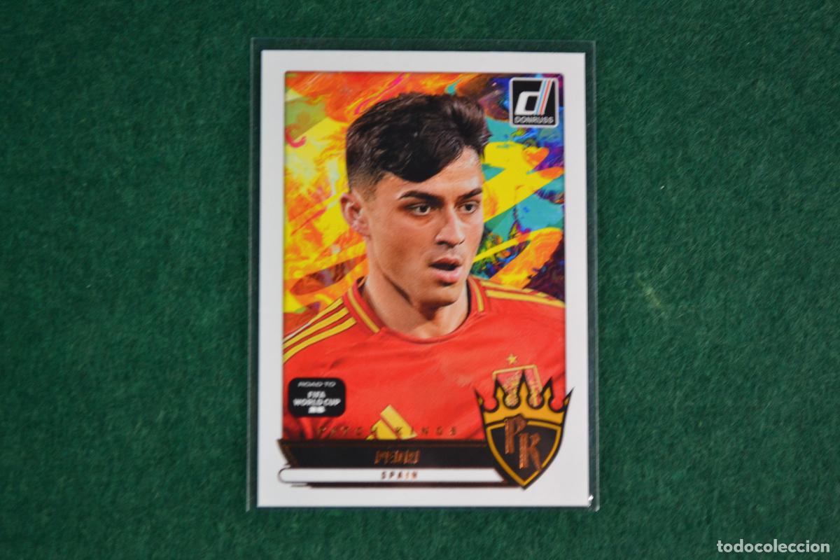 Cromos de f&uacute;tbol: PANINI DONRUSS ROAD TO FIFA WORLD CUP 2026 - PEDRI (ESPA&Ntilde;A / FC BARCELONA) INSERT PITCH KINGS