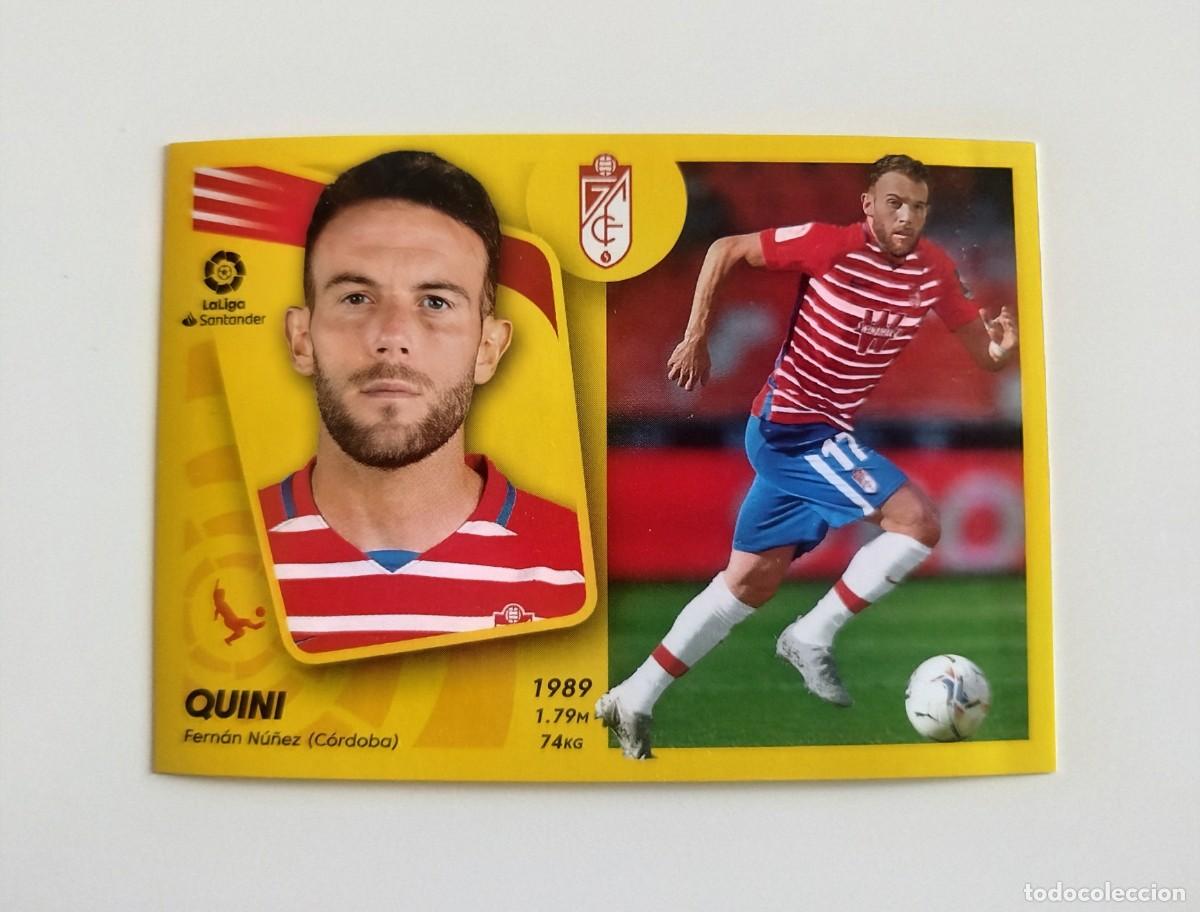 Cromos de f&uacute;tbol: Quini 8B SIN PEGAR NUNCA PEGADO Granada CF Liga Ediciones Este 90 91 / 1990 1991