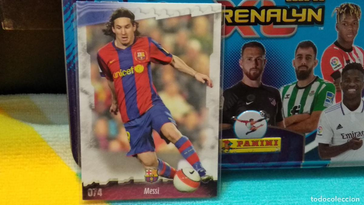 Cromos de f&uacute;tbol: N&ordm; 074 MESSI (Barcelona) LAS FICHAS DE LA LIGA FUTBOL 2008 2009 MUNDICROMO 08/09