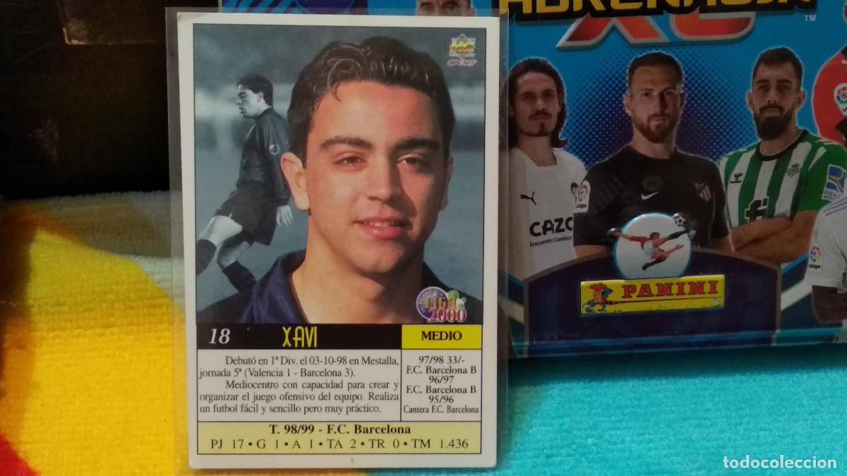 Cromos de Futebol: XAVI 18 (BARCELONA) MUNDICROMO 1999-2000 99 00 FICHAS LIGA