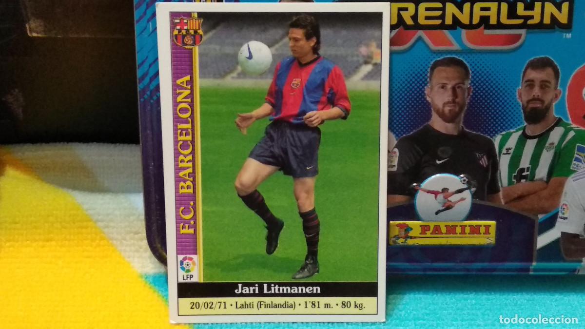 Cromos de f&uacute;tbol: LITMANEN 443 (BARCELONA) MUNDICROMO 1999-2000 99 00 FICHAS LIGA