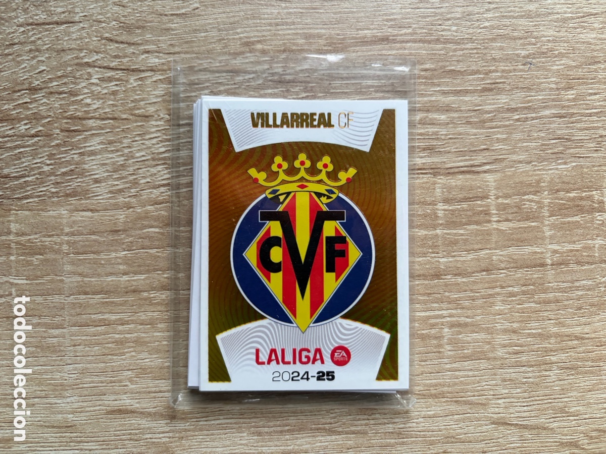 Cromos de f&uacute;tbol: VILLARREAL CF EQUIPO COMPLETO LIGA ESTE EDICIONES ESTE PANINI 2024 2025 24 25