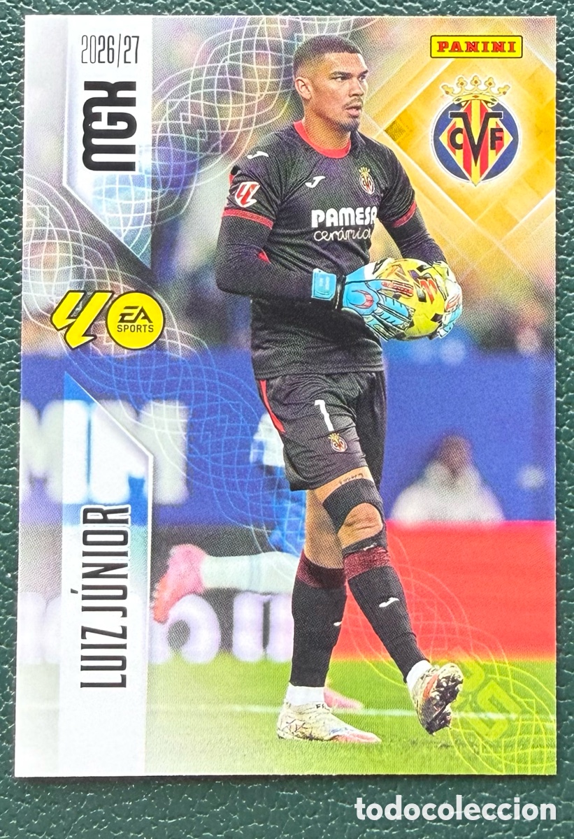 Football Stickers: 362 LUIZ JUNIOR VILLARREAL CF FICHAS ALBUM MEGACRACKS 2026 2027 MGK 26 27