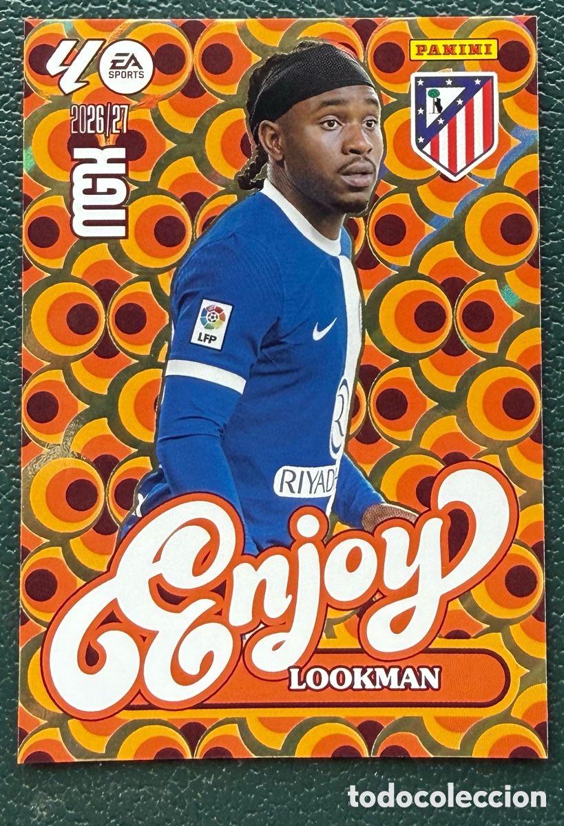 Cromos de f&uacute;tbol: 385 LOOKMAN ATLETICO DE MADRID ENJOY FICHAS ALBUM MEGACRACKS 2026 2027 MGK 26 27