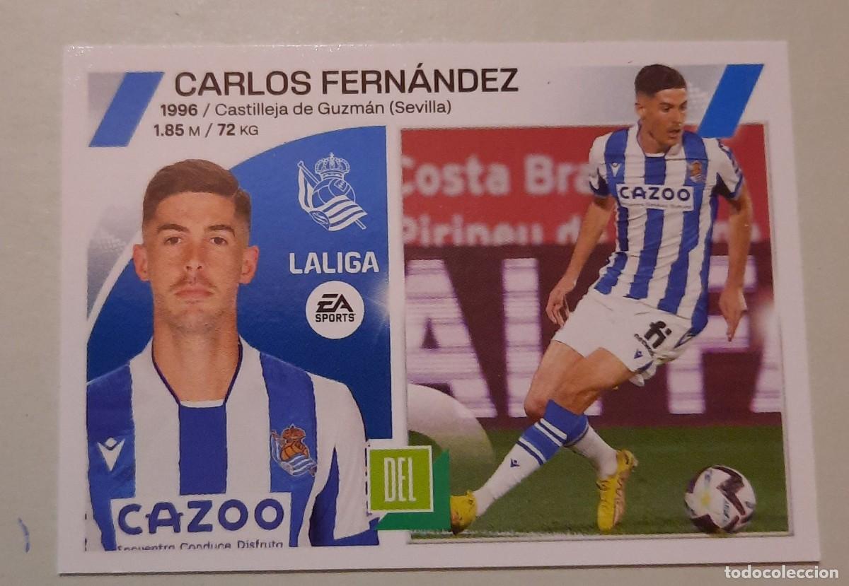 Cromos de f&uacute;tbol: N&deg;19B CarlosFern&aacute;ndez, Real Sociedad 2023-24