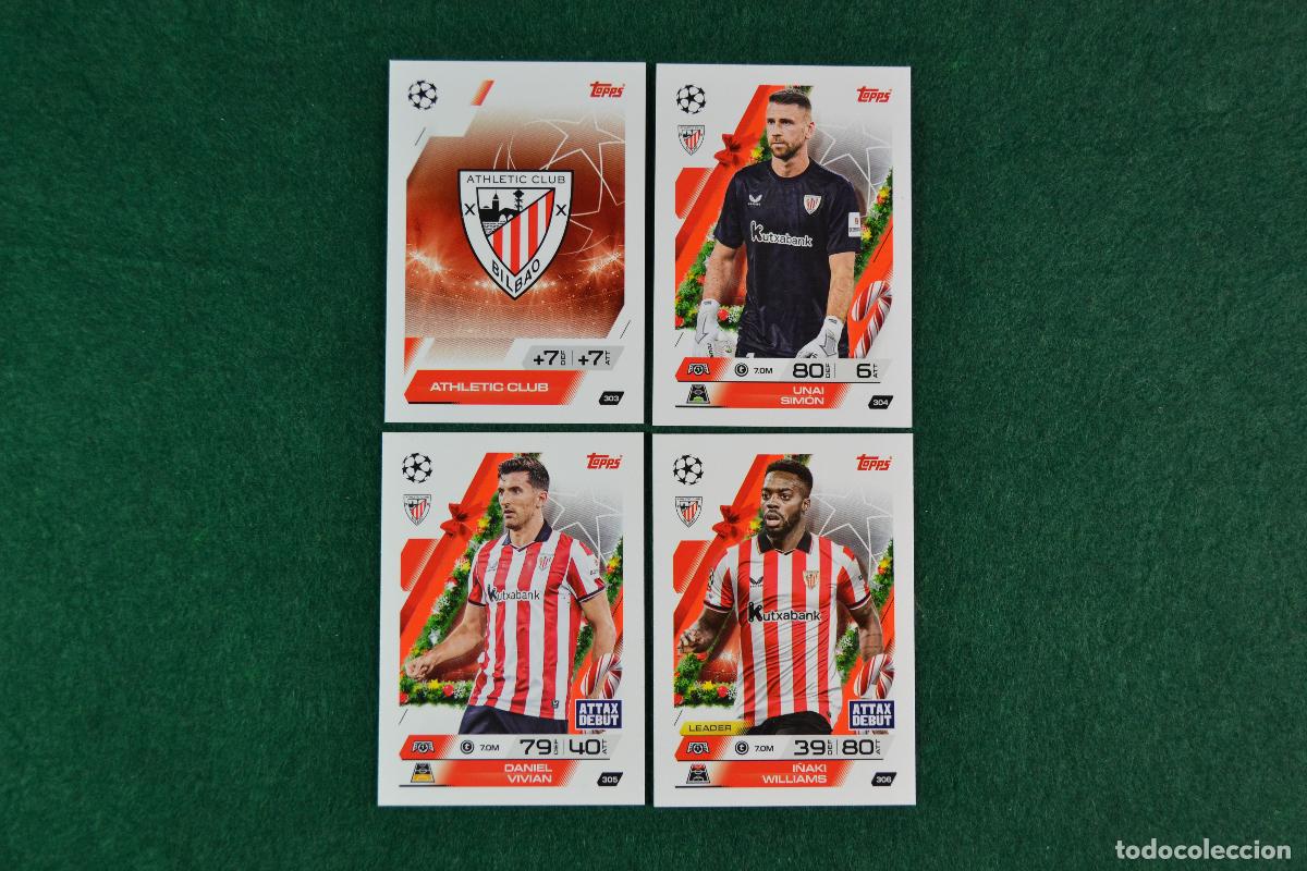 Cromos de f&uacute;tbol: TOPPS MATCH ATTAX CHAMPIONS LEAGUE 2025-26 - ATHLETIC DE BILBAO FESTIVE EDITION