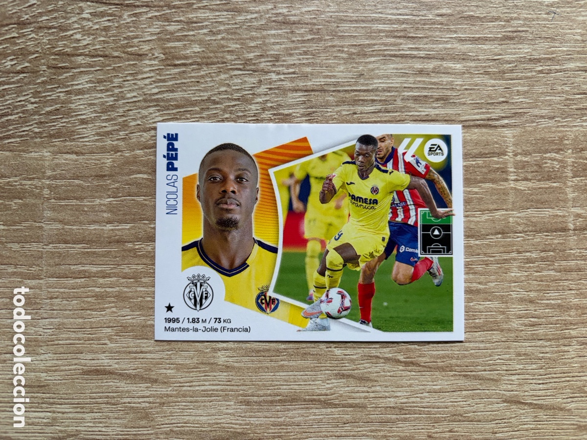 Football Stickers: P&Eacute;P&Eacute; N&ordm; 20 BIS VILLARREAL CF CROMO COLECCIONES ESTE LALIGA 2024 2025 24 25 COLOCA