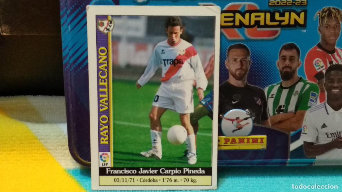 Cromos de f&uacute;tbol: 355 PINEDA RAYO VALLECANO FICHAS LIGA 2000 99 - 00 MUNDICROMO FICHAS LIGA