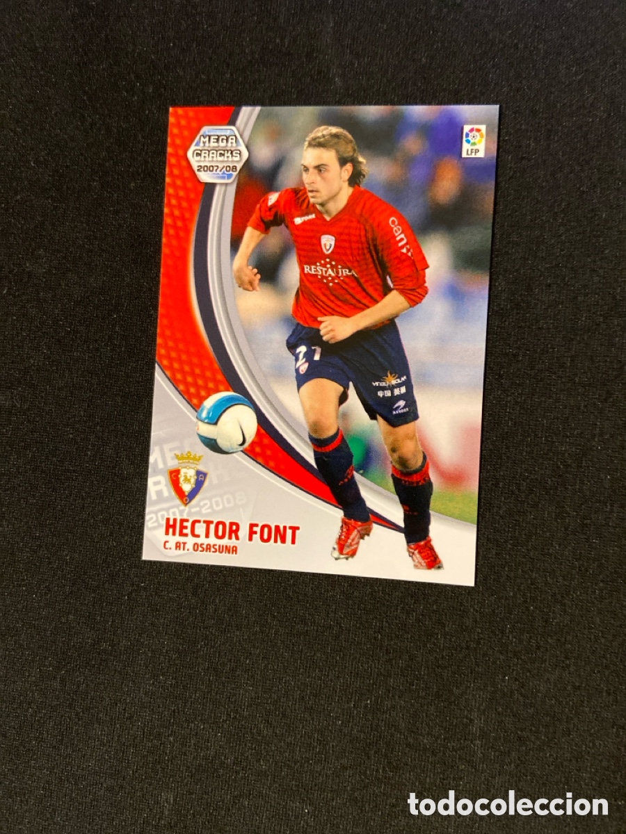 Cromos de f&uacute;tbol: HECTOR FONT 232 (OSASUNA) MEGA