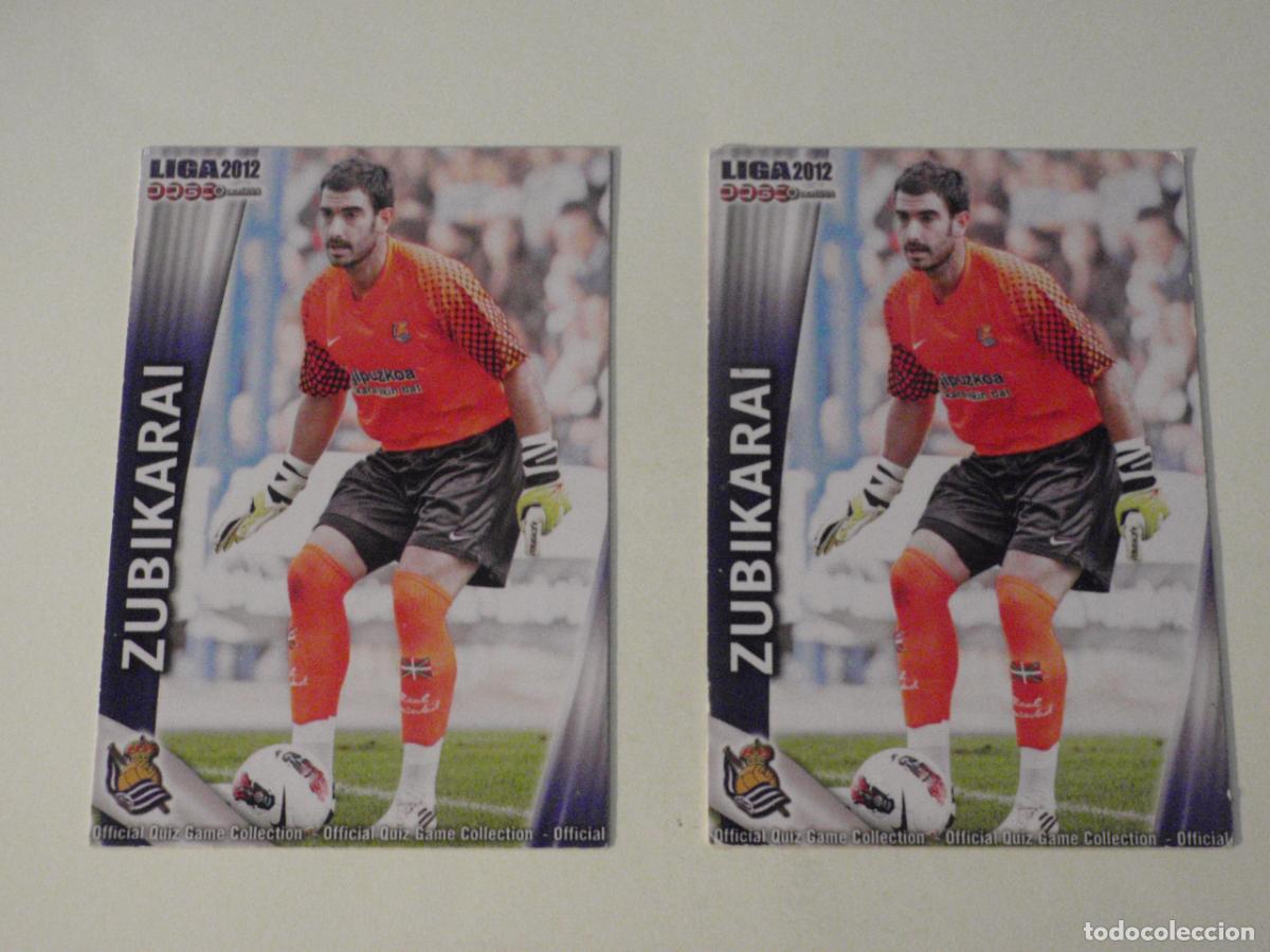 Cromos de f&uacute;tbol: 383 ZUBIKARAI REAL Sociedad ERROR + CORREGIDO. LAS FICHAS QUIZ DE LA LIGA 2011 2012 MUNDICROMO 11 12