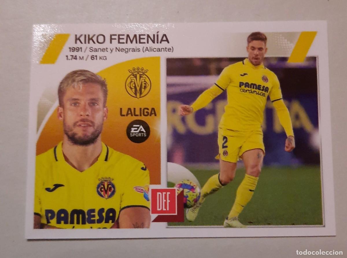 Cromos de f&uacute;tbol: N&deg;5B Kiko Femen&iacute;a, Villareal CF 2023-24