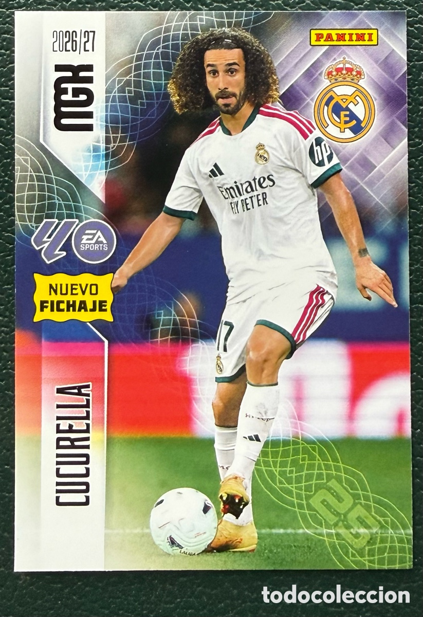Football Stickers: 451 CUCURELLA REAL MADRID FICHAS ALBUM MEGACRACKS 2026 2027 MGK 26 27