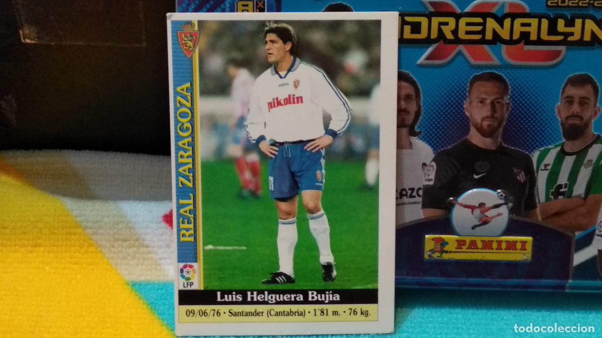 Cromos de f&uacute;tbol: MUNDICROMO FICHAS LIGA 2000 N&ordm; 478 LUIS HELGUERA (ZARAGOZA) - FUTBOL CROMO 1999 00