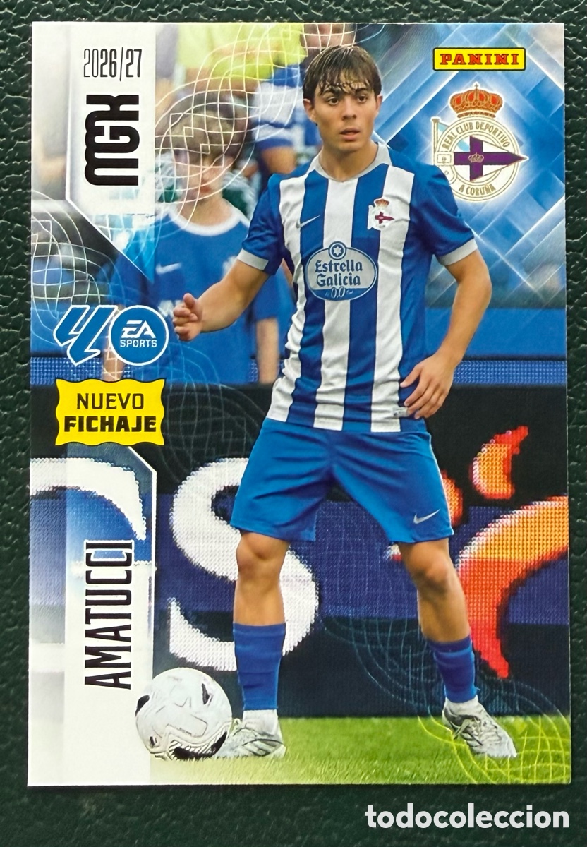 Cartes &agrave; collectionner de Football: 452 AMATUCCI DEPORTIVO DE LA CORU&Ntilde;A FICHAS ALBUM MEGACRACKS 2026 2027 MGK 26 27