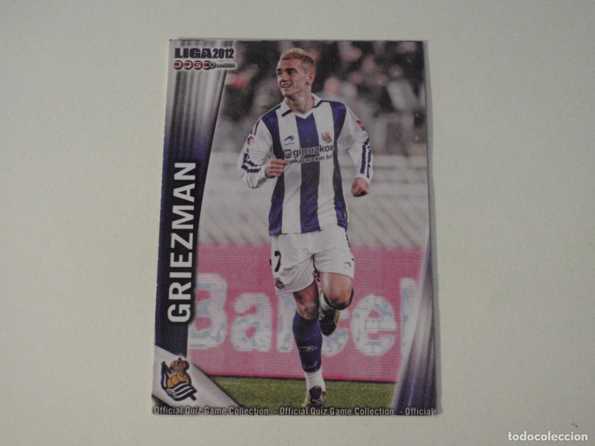 Cartes &agrave; collectionner de Football: 396 GRIEZMANN Real Sociedad. LAS FICHAS QUIZ DE LA LIGA 2011 2012 MUNDICROMO 11 12