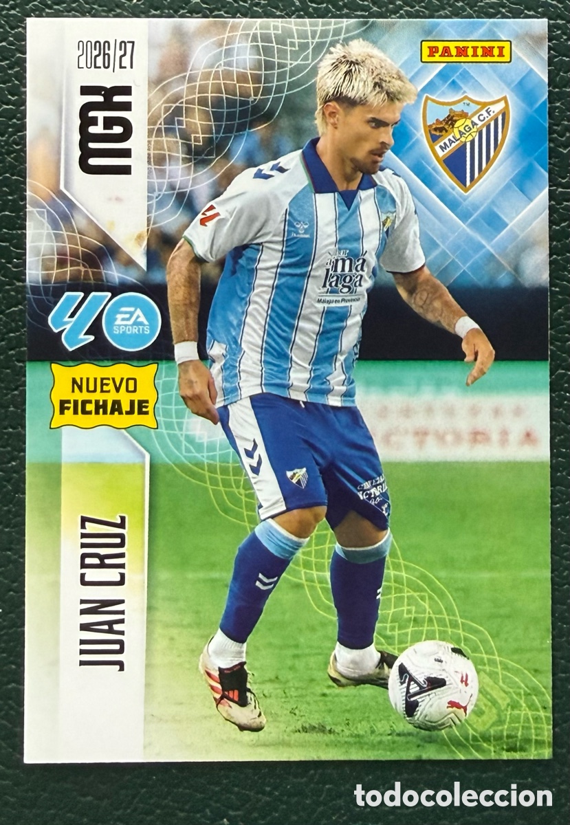 Cartes &agrave; collectionner de Football: 458 JUAN CRUZ MALAGA CF FICHAS ALBUM MEGACRACKS 2026 2027 MGK 26 27
