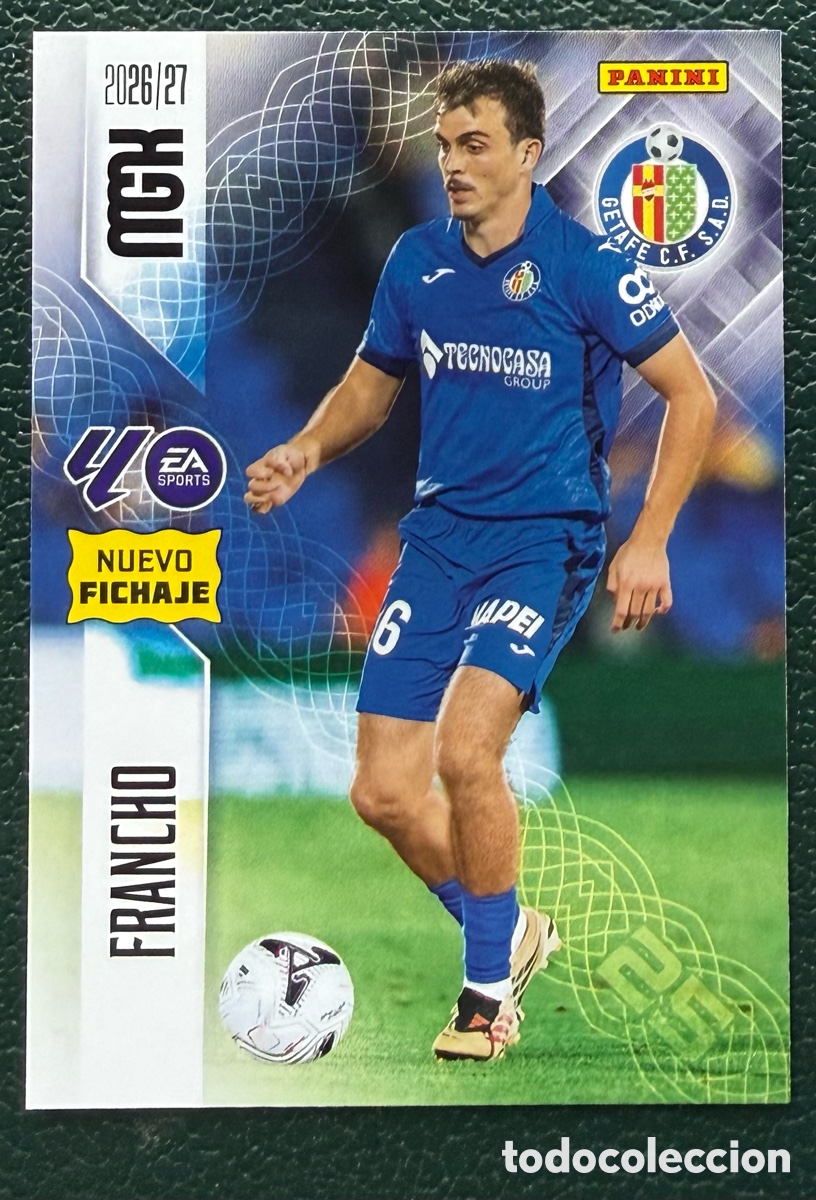 Cartes &agrave; collectionner de Football: 479 FRANCHO GETAFE CF FICHAS ALBUM MEGACRACKS 2026 2027 MGK 26 27