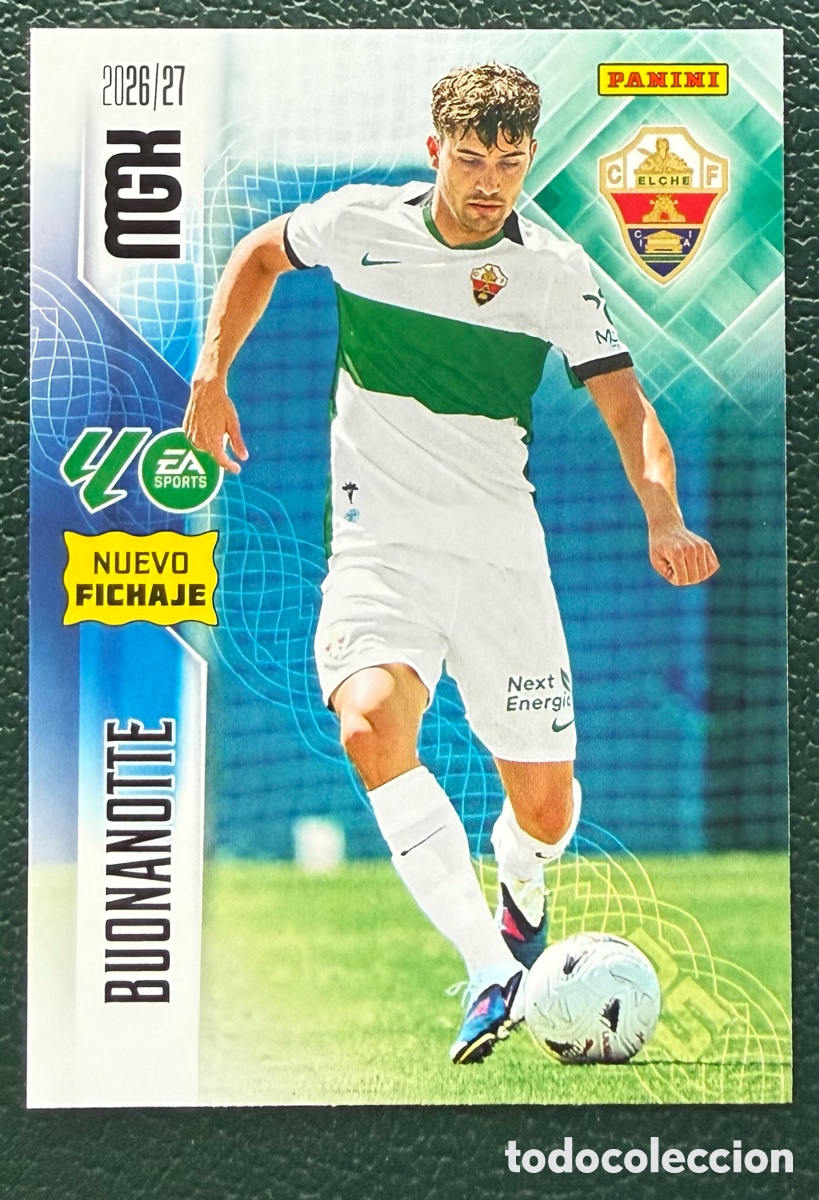 Cartes &agrave; collectionner de Football: 480 BUONANOTTE ELCHE CF FICHAS ALBUM MEGACRACKS 2026 2027 MGK 26 27
