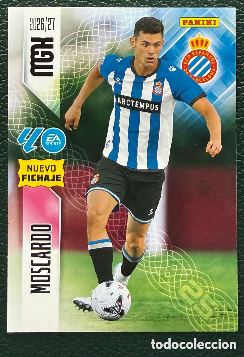 Football Stickers: 482 MOSCARDO RCD ESPANYOL FICHAS ALBUM MEGACRACKS 2026 2027 MGK 26 27