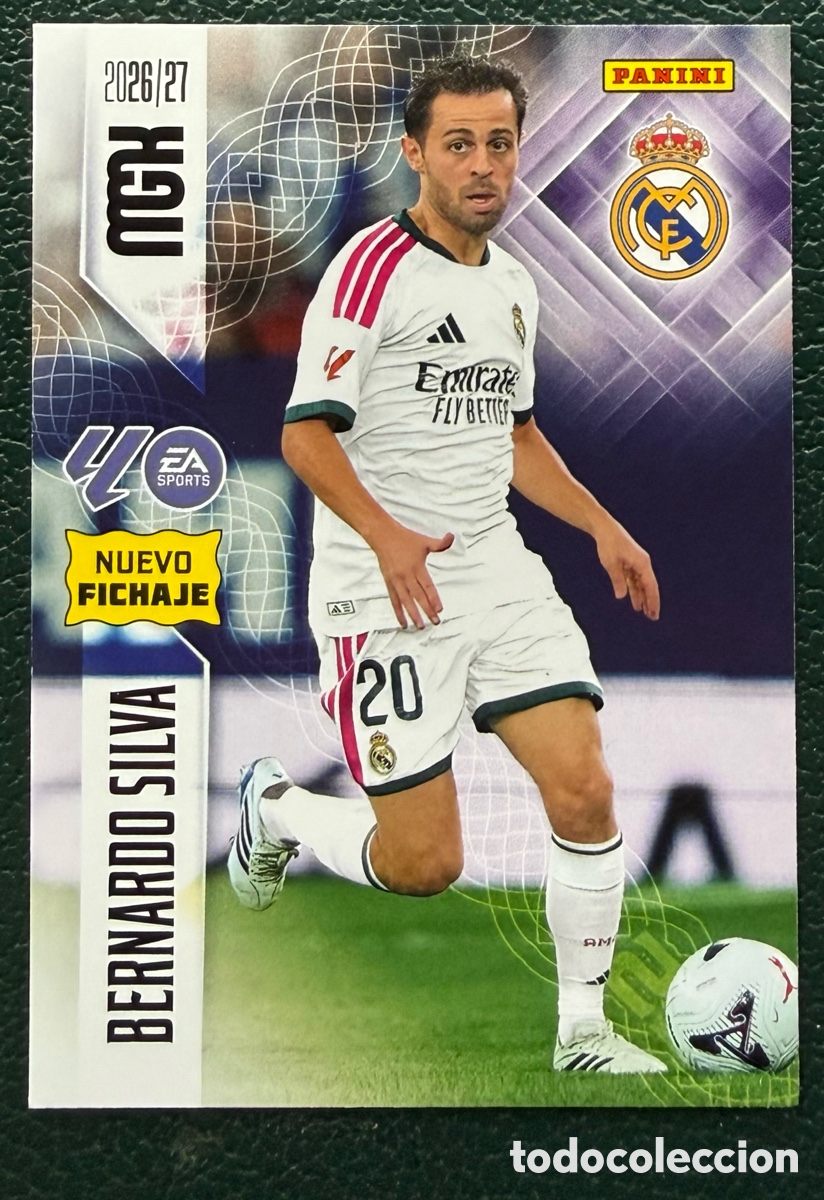 Cromos de Futebol: 488 BERNARDO SILVA REAL MADRID FICHAS ALBUM MEGACRACKS 2026 2027 MGK 26 27