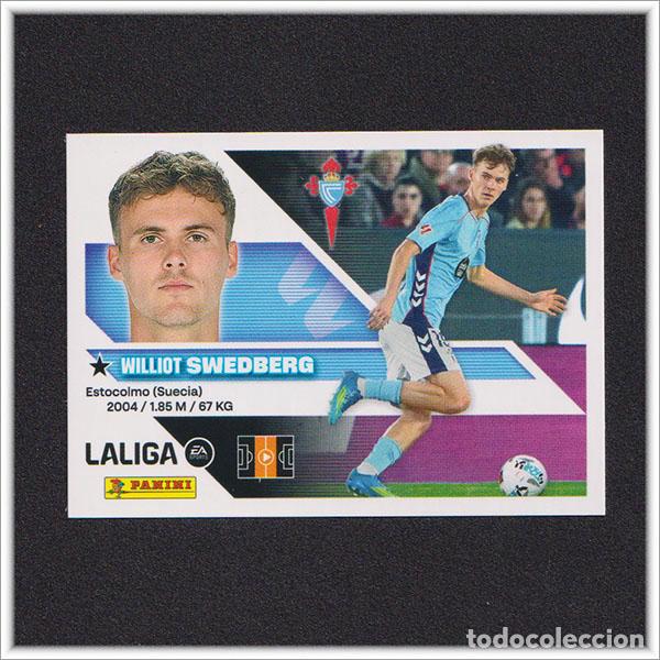 Cromos de f&uacute;tbol: LIGA ESTE 2026 2027 26 27 PANINI SWEDBERG 16 CELTA DE VIGO COLECCI&Oacute;N ALBUM 1&ordf; EDICI&Oacute;N