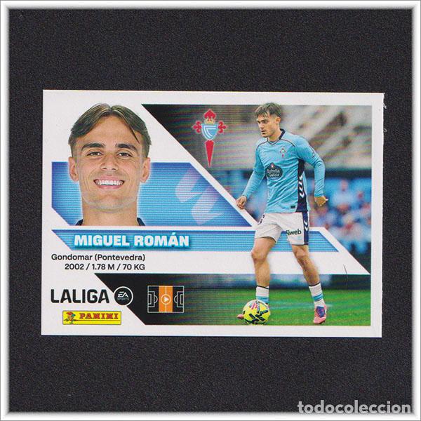 Cromos de f&uacute;tbol: LIGA ESTE 2026 2027 26 27 PANINI MIGUEL ROMAN 12 CELTA DE VIGO COLECCI&Oacute;N ALBUM 1&ordf; EDICI&Oacute;N
