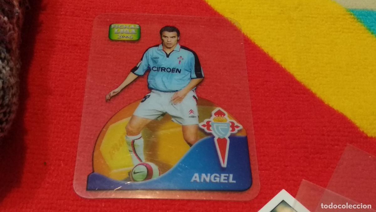 Cromos de f&uacute;tbol: ANGEL CELTA DE VIGO 513 EL MEJOR 2005 LAMINCARDS LAS FICHAS DE LA LIGA 2006 MUNDICROMO 2005-06 05 06