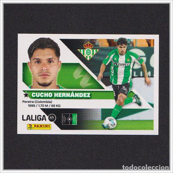 Cromos de f&uacute;tbol: LIGA ESTE 2026 2027 26 27 PANINI CUCHO HERNANDEZ 19 BETIS COLECCI&Oacute;N ALBUM 1&ordf; EDICI&Oacute;N